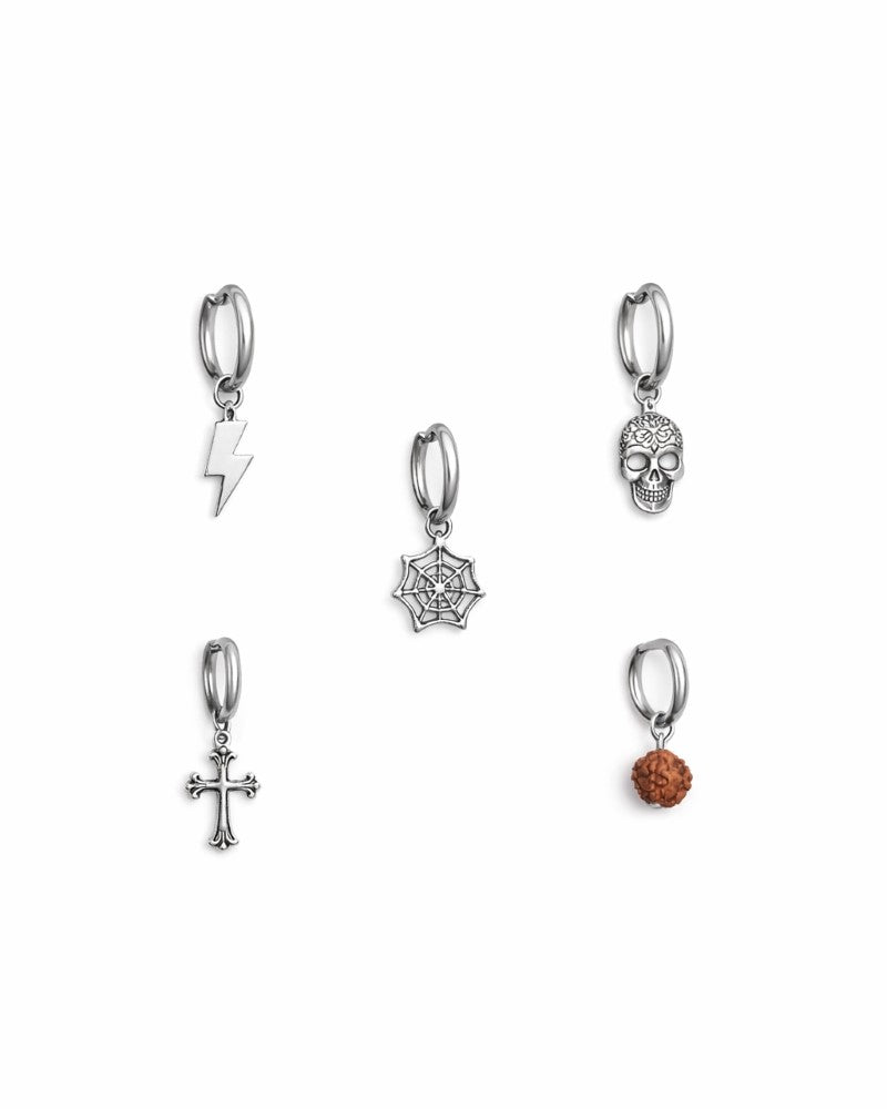 Skull Charm Earring
