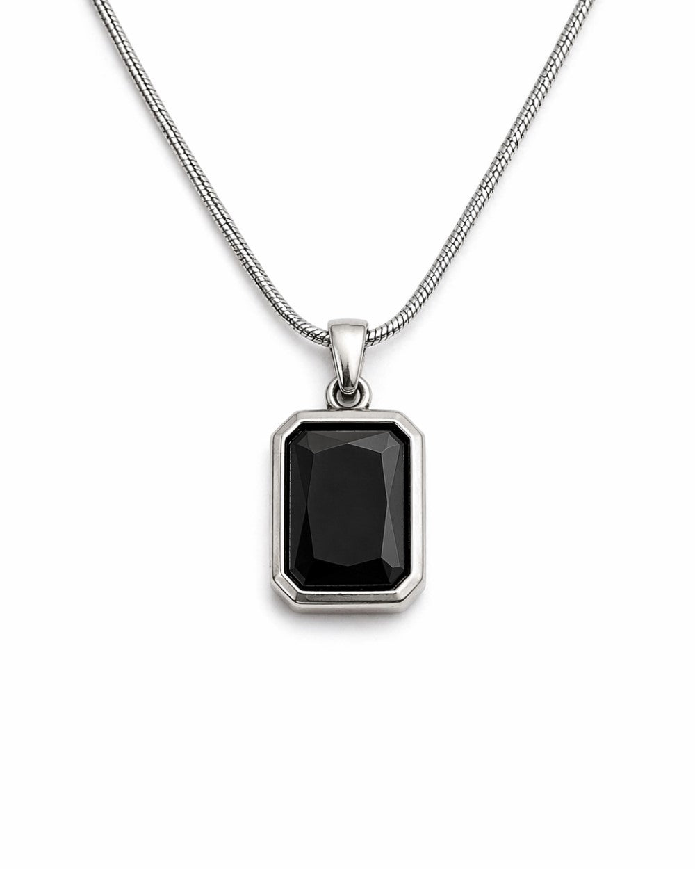 Black Stone Pendant