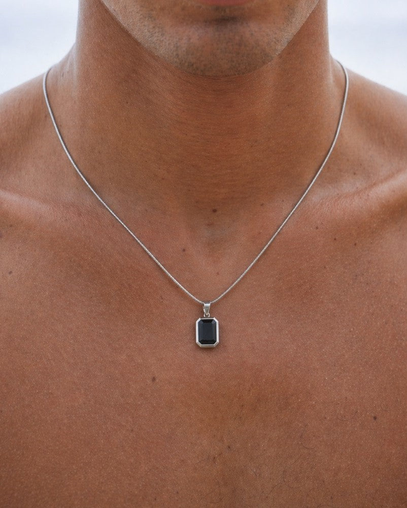 Black Stone Pendant