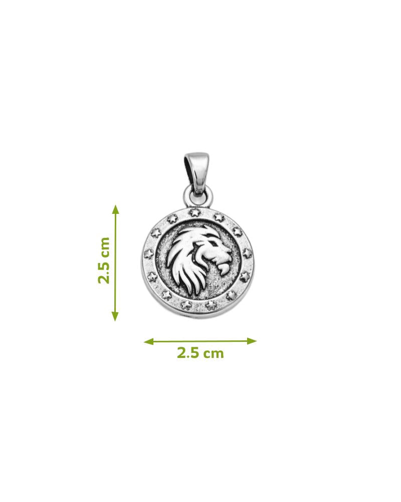 Lion Medallion Pendant