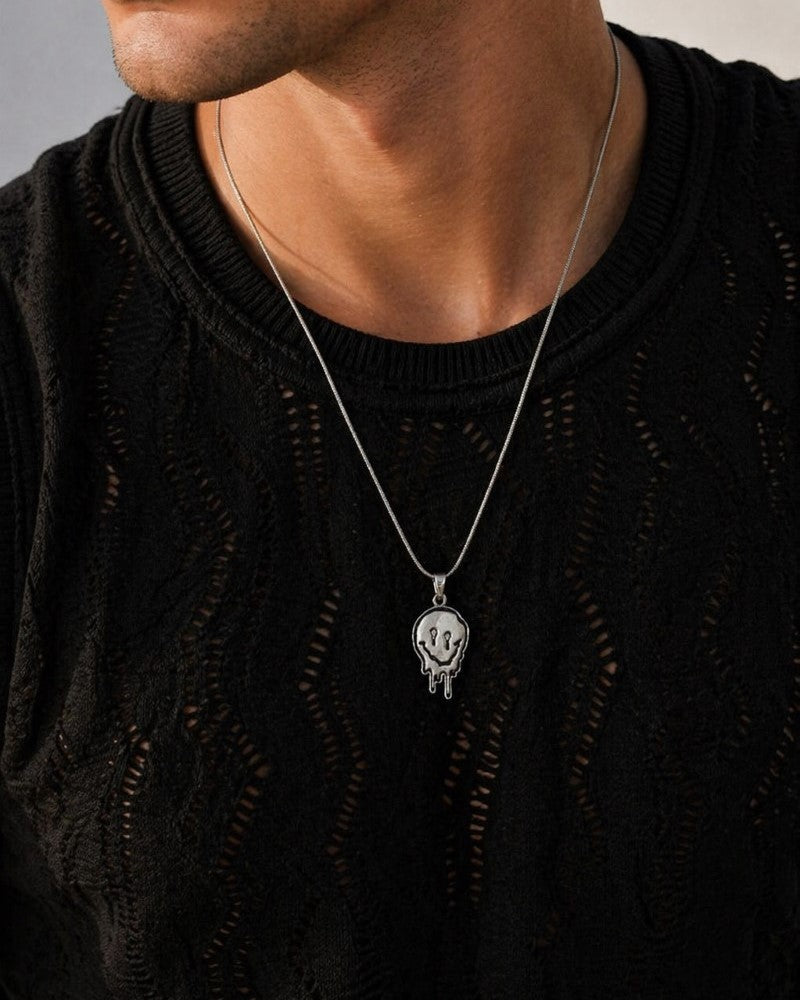 Melting Smiley Pendant