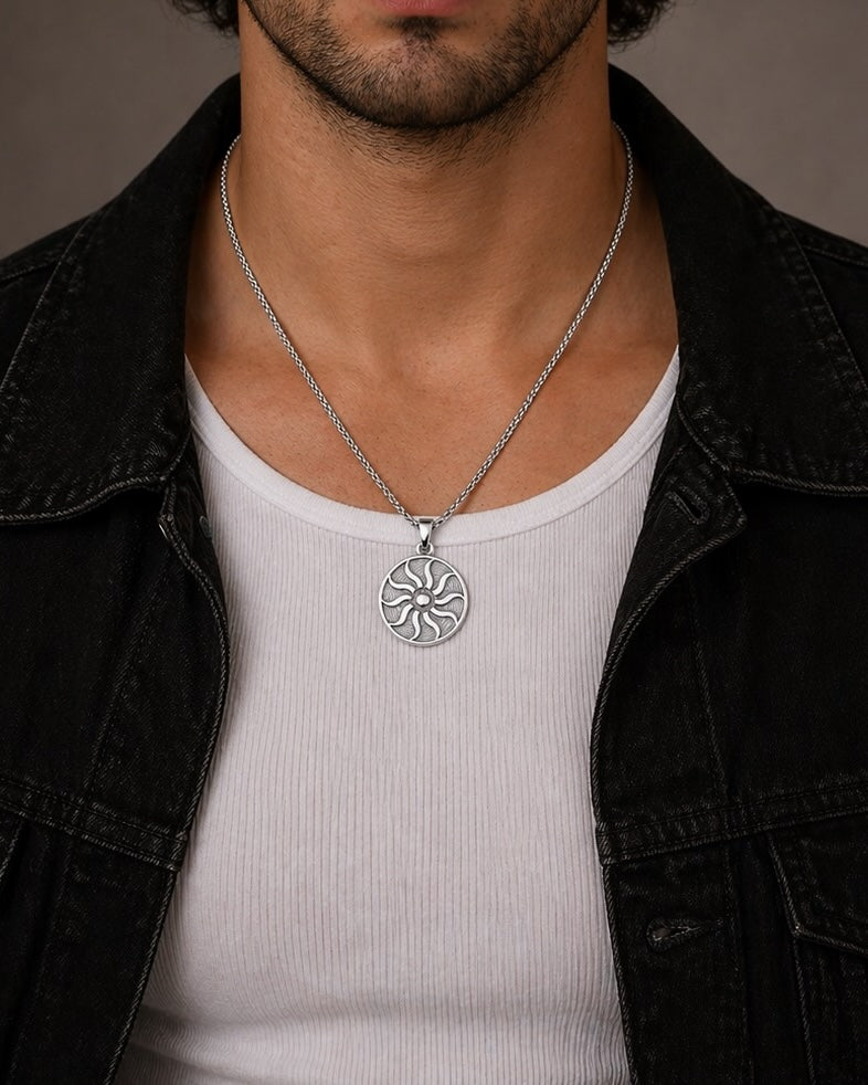 Sun Medallion Pendant