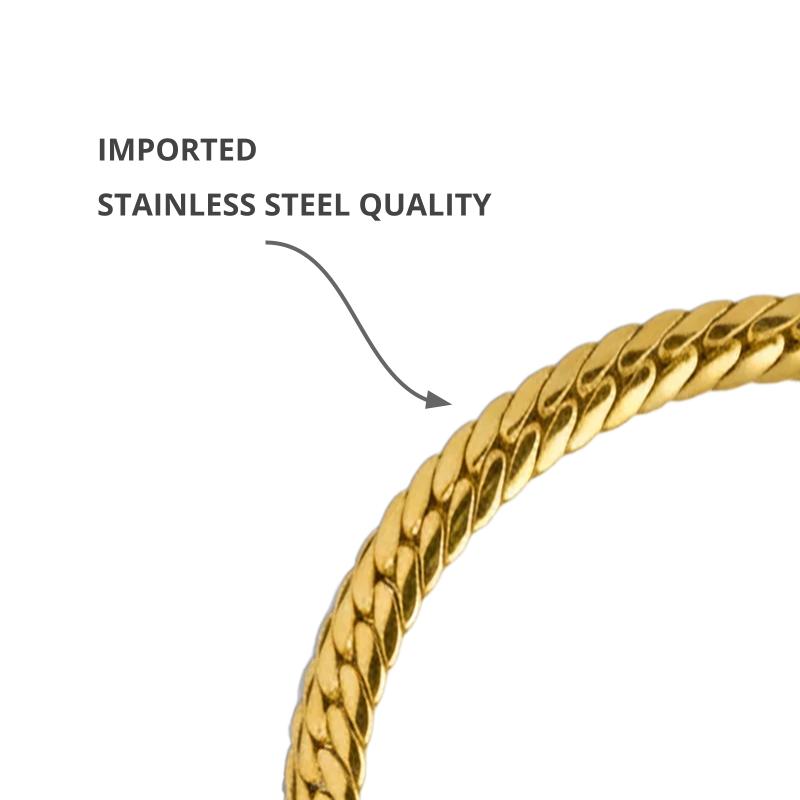 Golden Curb Bracelet