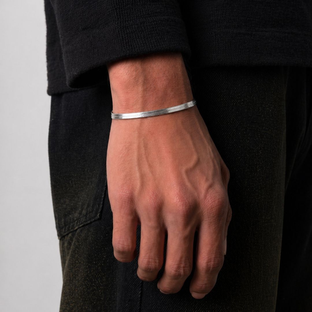 Silver Sleek Bracelet