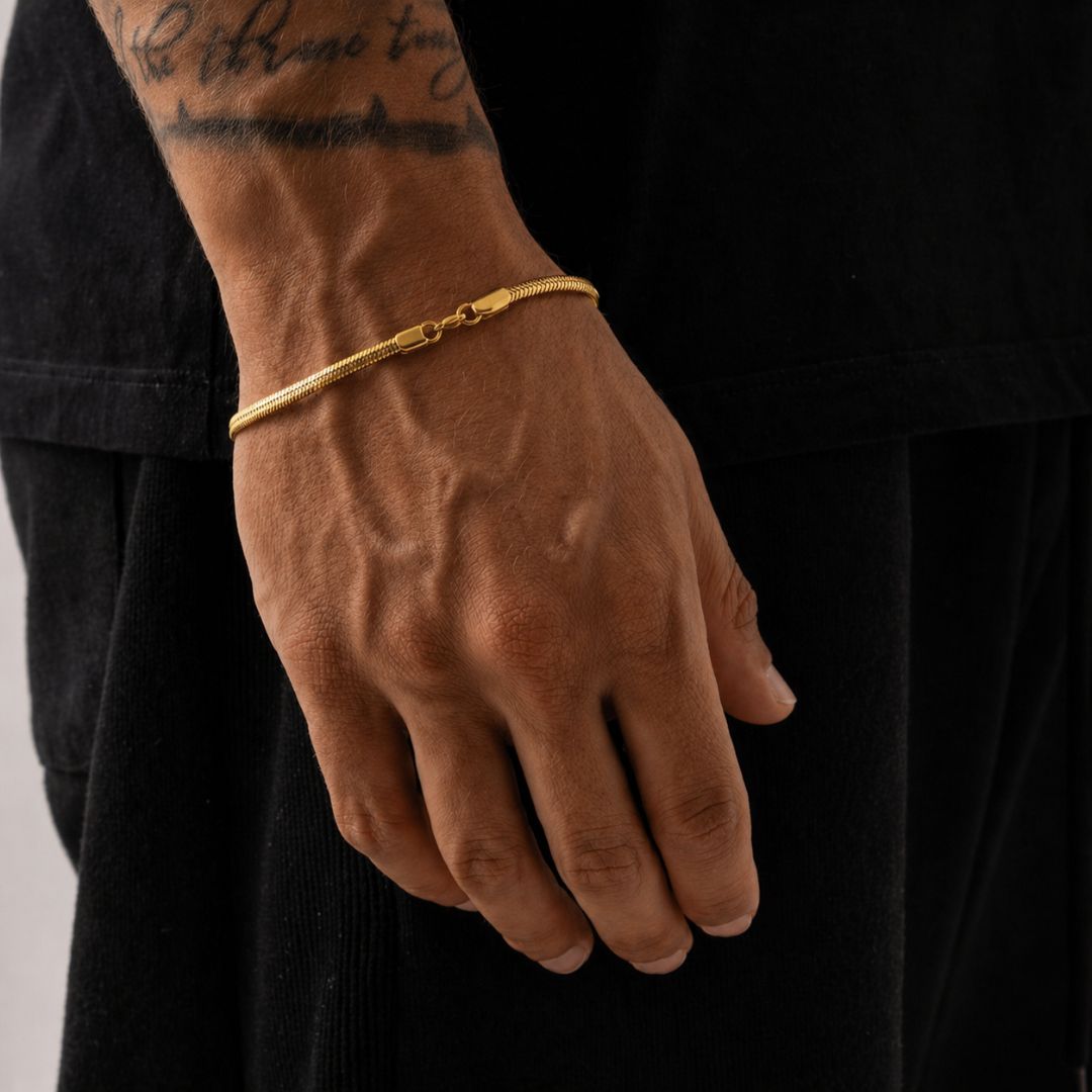 Golden Sleek Bracelet